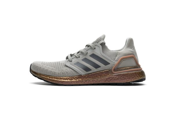 FV4389 adidas Ultra BOOST 20 CONSORTIUM Metal Grey and Coral Real Boost