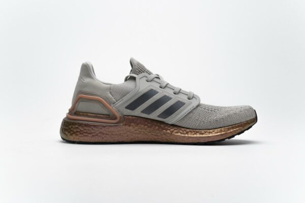 FV4389 adidas Ultra BOOST 20 CONSORTIUM Metal Grey and Coral Real Boost - Image 11